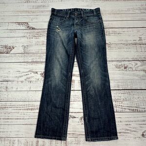 MEK Y2K Men’s size 31 x 29.5” Washington Slim Straight Distressed Jeans
